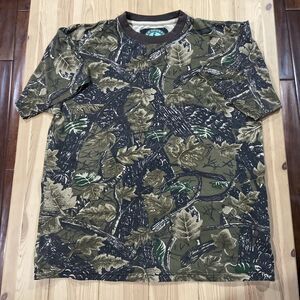 Vintage Master Sportsman Shirt Mens L Outdoor Camo Classic Army Hunting